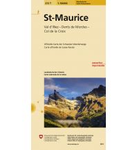 Hiking Maps Switzerland St-Maurice Bundesamt für Landestopographie