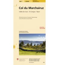 Wanderkarten 460T Col du Marchairuz Bundesamt für Landestopographie