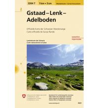 Wanderkarten Schweiz & FL 3304T Gstaad - Lenk - Adelboden Wanderkarte 1:33.333 Bundesamt für Landestopographie