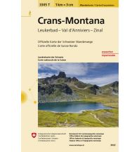 Wanderkarten Schweiz & FL Crans - Montana Bundesamt für Landestopographie