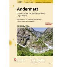 Wanderkarten Schweiz & FL Andermatt Bundesamt für Landestopographie