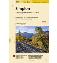 Wanderkarten Schweiz & FL 3319T Simplon Wanderkarte Bundesamt für Landestopographie
