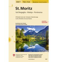 Hiking Maps Switzerland Swisstopo SLK 33 Weg 3320T Schweiz - St. Moritz 1:33.333 Bundesamt für Landestopographie