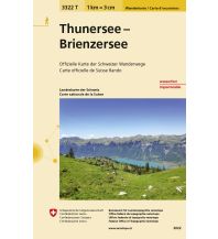 Wanderkarten Schweiz & FL Wanderkarte der Schweiz Thunersee Brienzersee Bundesamt für Landestopographie