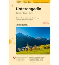 3327T Unterengadin Wanderkarte Bundesamt für Landestopographie