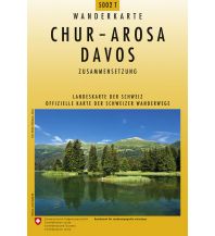 Wanderkarten Schweiz & FL 5002T Chur - Arosa Davos Wanderkarte Bundesamt für Landestopographie