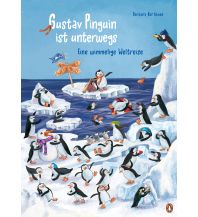 Reisen mit Kindern Gustav Pinguin ist unterwegs – Eine wimmelige Weltreise CBJ