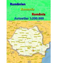Road Maps Romania Rumänien Autoatlas, Straßenatlas 2023/2024 1:200.000 (România) tredition Verlag