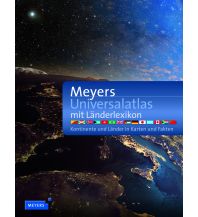 Weltatlanten Meyers Universalatlas mit Länderlexikon Meyers Lexikonverlag Mannheim-Leipzig-Wien-Zürich