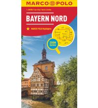 Road Maps MARCO POLO Regionalkarte Deutschland 12 Bayern Nord 1:200.000 Mairs Geographischer Verlag Kurt Mair GmbH. & Co.