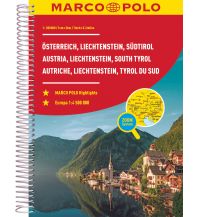 Reise- und Straßenatlanten MARCO POLO Reiseatlas Österreich, Liechtenstein, Südtirol 1:200.000 Mairs Geographischer Verlag Kurt Mair GmbH. & Co.