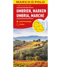 Straßenkarten Italien MARCO POLO Regionalkarte Italien 08 Umbrien, Marken 1:200.000 Mairs Geographischer Verlag Kurt Mair GmbH. & Co.