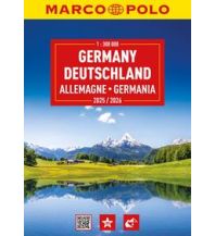 Road & Street Atlases MARCO POLO Reiseatlas 2025/2026 Deutschland 1:300.000 Mairs Geographischer Verlag Kurt Mair GmbH. & Co.