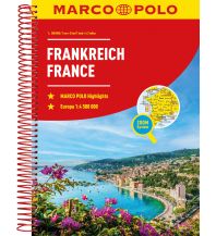 Reise- und Straßenatlanten MARCO POLO Reiseatlas Frankreich 1:300.000 Mairs Geographischer Verlag Kurt Mair GmbH. & Co.
