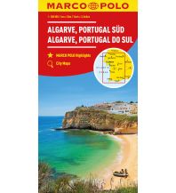 Road Maps Portugal MARCO POLO Regionalkarte Algarve, Portugal Süd 1:200.000 Mairs Geographischer Verlag Kurt Mair GmbH. & Co.