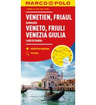 Road Maps Italy MARCO POLO Regionalkarte Italien 04 Venetien, Friaul, Gardasee 1:200.000 Mairs Geographischer Verlag Kurt Mair GmbH. & Co.