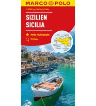 Road Maps Italy MARCO POLO Regionalkarte Italien 14 Sizilien 1:200.000 Mairs Geographischer Verlag Kurt Mair GmbH. & Co.