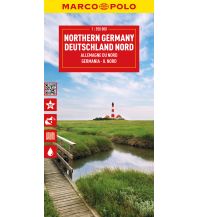 Straßenkarten MARCO POLO Reisekarte Deutschland Nord 1:550.000 Mairs Geographischer Verlag Kurt Mair GmbH. & Co.