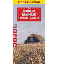 Straßenkarten Dänemark MARCO POLO Reisekarte Dänemark 1:350.000 Mairs Geographischer Verlag Kurt Mair GmbH. & Co.