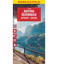 Road Maps Austria MARCO POLO Reisekarte Österreich 1:400.000 Mairs Geographischer Verlag Kurt Mair GmbH. & Co.