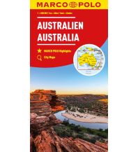 Straßenkarten MARCO POLO Kontinentalkarte Australien 1:4 Mio. Mairs Geographischer Verlag Kurt Mair GmbH. & Co.