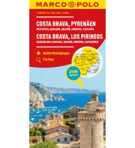 Straßenkarten MARCO POLO Regionalkarte Costa Brava, Pyrenäen 1:300.000 Mairs Geographischer Verlag Kurt Mair GmbH. & Co.