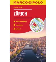 Stadtpläne MARCO POLO Cityplan Zürich 1:12.000 Mairs Geographischer Verlag Kurt Mair GmbH. & Co.