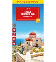 Road Maps MARCO POLO Reisekarte Griechenland (2-Karten-Set) 1:350.000 Mairs Geographischer Verlag Kurt Mair GmbH. & Co.