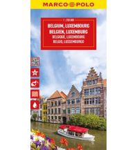 Road Maps MARCO POLO Reisekarte Belgien, Luxemburg 1:250.000 Mairs Geographischer Verlag Kurt Mair GmbH. & Co.
