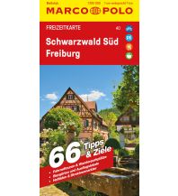 Straßenkarten MARCO POLO Freizeitkarte 40 Schwarzwald Süd, Freiburg 1:100.000 Mairs Geographischer Verlag Kurt Mair GmbH. & Co.