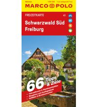 Road Maps MARCO POLO Freizeitkarte 40 Schwarzwald Süd, Freiburg 1:100.000 Mairs Geographischer Verlag Kurt Mair GmbH. & Co.