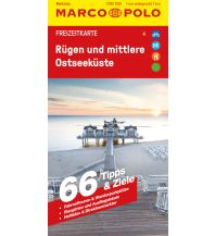 Road Maps MARCO POLO Freizeitkarte 4 Rügen und mittlere Ostseeküste 1:100.000 Mairs Geographischer Verlag Kurt Mair GmbH. & Co.