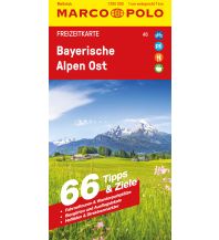 Road Maps MARCO POLO Freizeitkarte 46 Bayerische Alpen Ost 1:100.000 Mairs Geographischer Verlag Kurt Mair GmbH. & Co.
