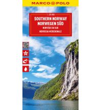 Straßenkarten Norwegen MARCO POLO Reisekarte Norwegen Süd 1:325.000 Mairs Geographischer Verlag Kurt Mair GmbH. & Co.