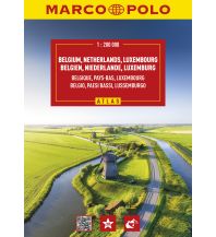 Road & Street Atlases MARCO POLO Reiseatlas Benelux 1:200.000 Mairs Geographischer Verlag Kurt Mair GmbH. & Co.