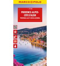 Road Maps MARCO POLO Reisekarte Provence-Alpes-Côte d'Azur 1:275.000 Mairs Geographischer Verlag Kurt Mair GmbH. & Co.