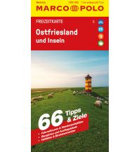 Straßenkarten MARCO POLO Freizeitkarte 5 Ostfriesland und Inseln 1:100.000 Mairs Geographischer Verlag Kurt Mair GmbH. & Co.