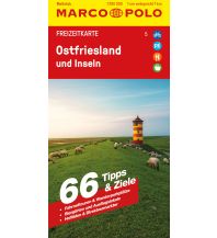 Road Maps MARCO POLO Freizeitkarte 5 Ostfriesland und Inseln 1:100.000 Mairs Geographischer Verlag Kurt Mair GmbH. & Co.