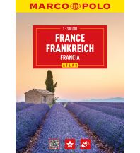 Reise- und Straßenatlanten MARCO POLO Reiseatlas Frankreich 1:300.000 Mairs Geographischer Verlag Kurt Mair GmbH. & Co.