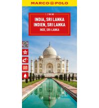 Straßenkarten Asien MARCO POLO Reisekarte Indien, Sri Lanka 1:2,5 Mio. Marco Polo