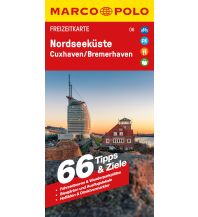 Road Maps Germany MARCO POLO Freizeitkarte 6 Nordseeküste, Cuxhaven, Bremerhaven 1:100.000 Mairs Geographischer Verlag Kurt Mair GmbH. & Co.