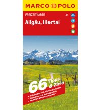 Road Maps Germany MARCO POLO Freizeitkarte 42 Allgäu, Illertal 1:100.000 Mairs Geographischer Verlag Kurt Mair GmbH. & Co.