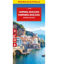 Straßenkarten Italien MARCO POLO Reisekarte Italien 12 Kampanien, Basilicata 1:200.000 Mairs Geographischer Verlag Kurt Mair GmbH. & Co.