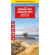Road Maps Denmark MARCO POLO Reisekarte Dänemark West 1:225.000 Mairs Geographischer Verlag Kurt Mair GmbH. & Co.