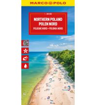 Road Maps Poland MARCO POLO Reisekarte Polen Nord 1:300.000 Mairs Geographischer Verlag Kurt Mair GmbH. & Co.