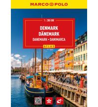 Road & Street Atlases MARCO POLO Reiseatlas Dänemark 1:200.000 Mairs Geographischer Verlag Kurt Mair GmbH. & Co.