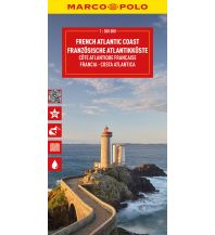 Road Maps France MARCO POLO Reisekarte Französische Atlantikküste 1:300.000 Mairs Geographischer Verlag Kurt Mair GmbH. & Co.
