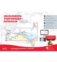 Sportbootkarten Satz 2: Mecklenburg-Vorpommern - Bornholm (Ausgabe 2023) Delius Klasing Verlag GmbH