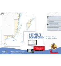 Seekarten Schweden Sportbootkarten Satz 11: Ostküste Schweden 1 (Ausgabe 2023/2024) Delius Klasing Verlag GmbH