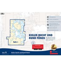 Seekarten Deutschland Sportbootkarten Satz 1: Kieler Bucht und Rund Fünen (Ausgabe 2024) Delius Klasing Verlag GmbH